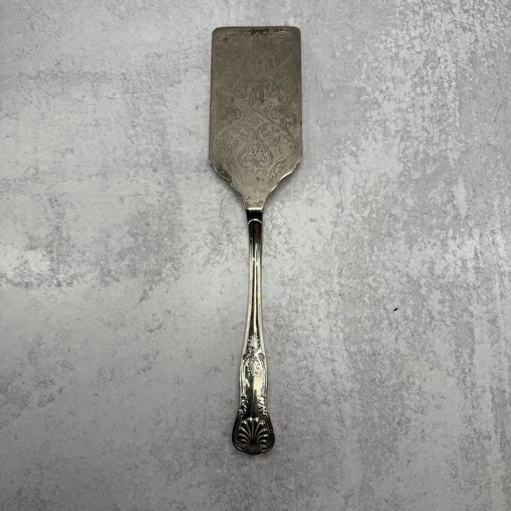 Vintage Silver Plated Pie‎ Serving Utensils 5 Set - Gorham Heritage Salad Tongs